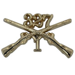 1-327 Regimental Crossed Rifles Standard