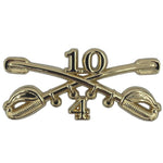 4-10 Cavalry Regimental Crossed Sabers Large