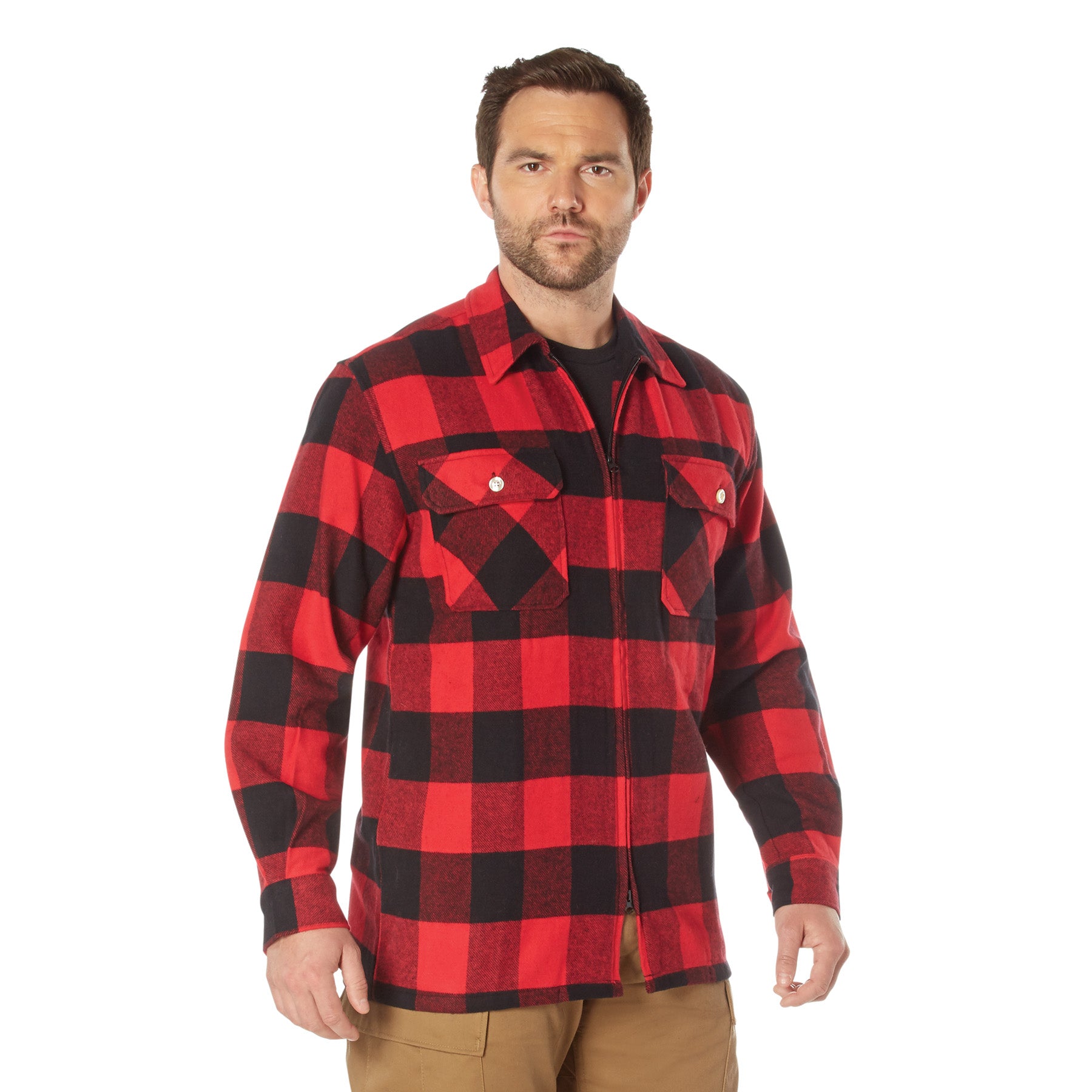 Concealed Carry Flannel Shirt - Red