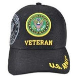 Army Veteran Ball Cap - Black