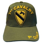 1st Cavalry Division Ball Cap - Olive Green