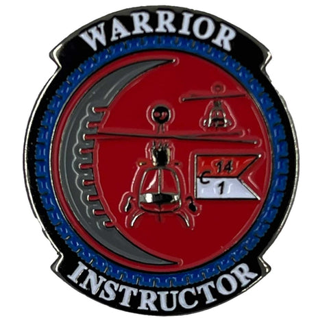C Troop 1-14th Aviation OH-58D Kiowa Warrior Instructor Custom Pins