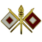 Army Signal Corps Branch Insignia - Crossed Flags