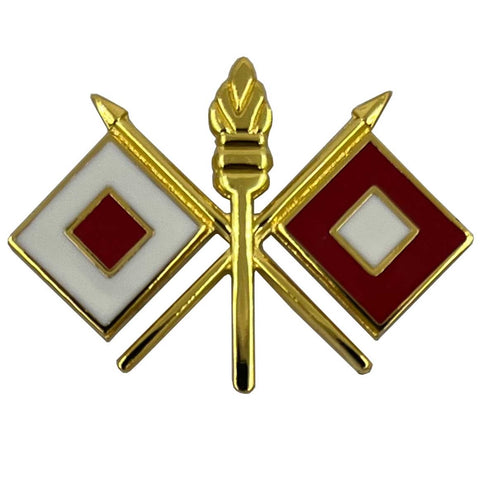 Army Signal Corps Branch Insignia - Crossed Flags