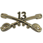 13th Cavalry Regimental Crossed Sabers Large