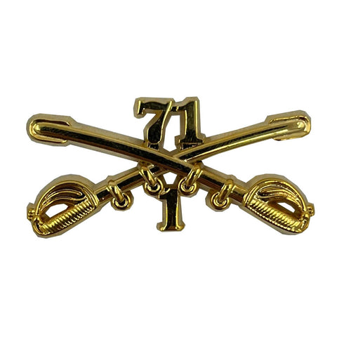 1-71 Cavalry Regimental Crossed Sabers Standard