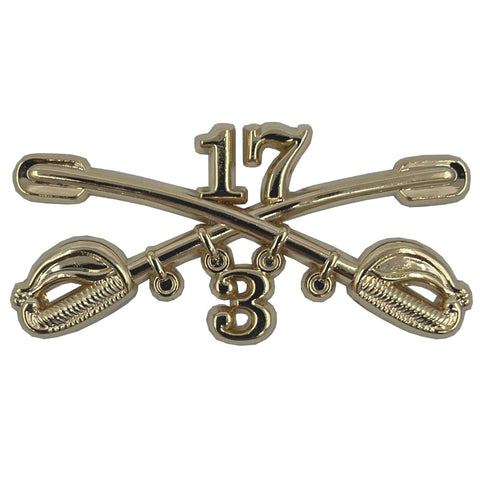 3-17 Cavalry Regimental Crossed Sabers Large