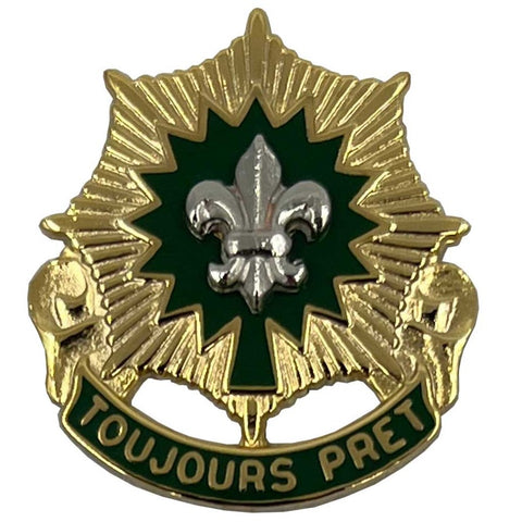 2nd Armored Cavalry Distinctive Unit Insignia "TOUJOURS PRET" Set
