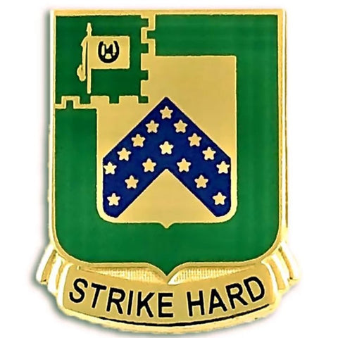 16th Cavalry Regiment Distinctive Unit Insignia "STRIKE HARD" Set