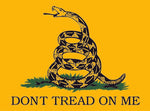 Gadsden Don't Tread On Me Decal 4.5 x 3