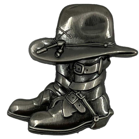 Cav Stetson and Boots Pin