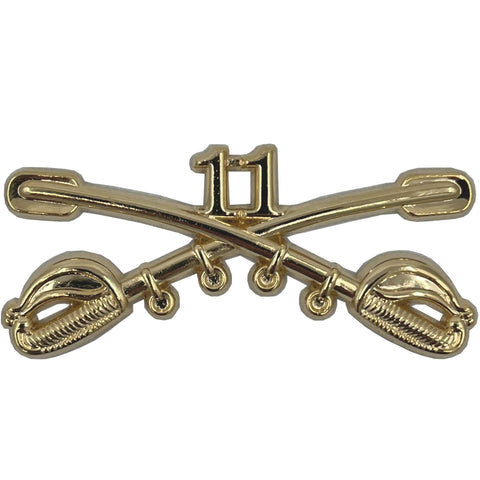 11th Cavalry Regimental Crossed Sabers Large