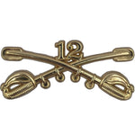 12th Cavalry Regimental Crossed Sabers Large