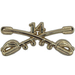 14th Cavalry Regimental Crossed Sabers Large
