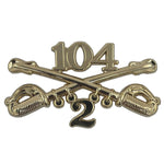 2-104 Cavalry Crossed Sabers Large