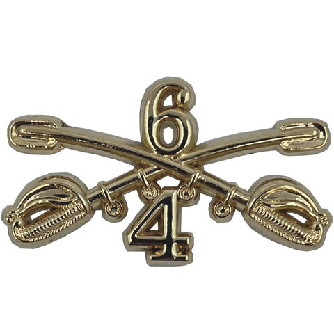 4-6 Cavalry Regimental Crossed Sabers Standard