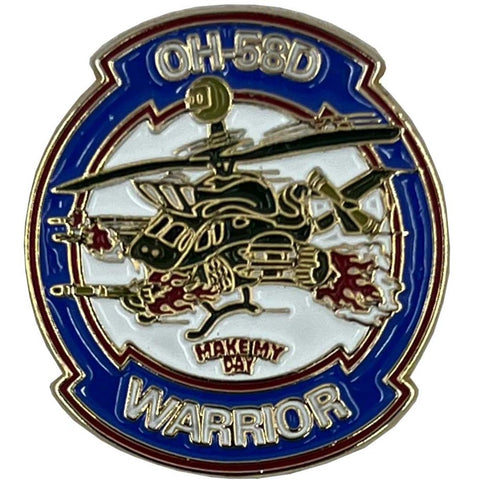 OH-58D Kiowa Warrior "Make My Day" Pin