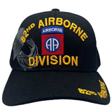 82nd Airborne Ball Cap Black