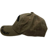 1st Cavalry Division Ball Cap-Khaki with Khaki Patch