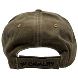 1st Cavalry Division Ball Cap-Khaki with Khaki Patch