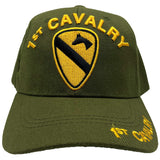 1st Cavalry Division Ball Cap - Olive Green