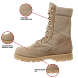 Sierra Sole Tactical Boots 8" - Coyote Brown