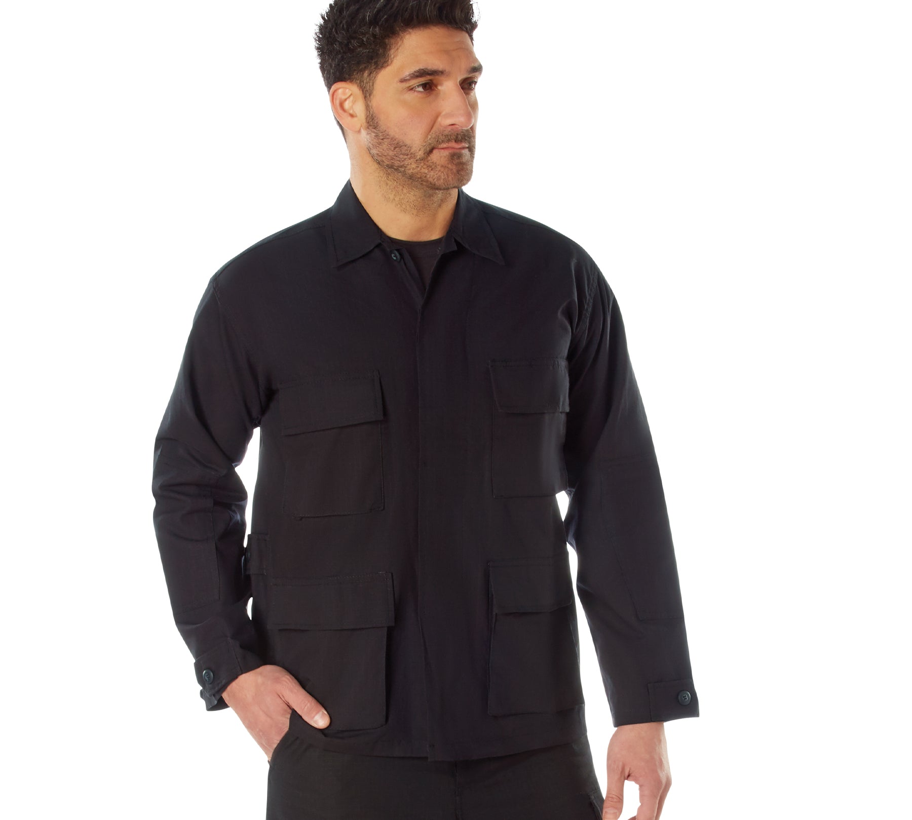 Rip-Stop BDU Shirt Black