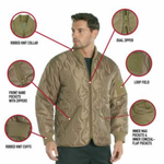 Concealed Carry Quilted Woobie Jacket