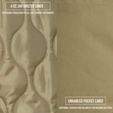 Concealed Carry Quilted Woobie Jacket