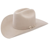 Stetson Skyline 6X cowboy hat in silverbelly with cattleman crown and curved brim