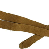 Tan Spur Straps with gold buckle