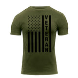 Veteran Flag T-Shirt Olive