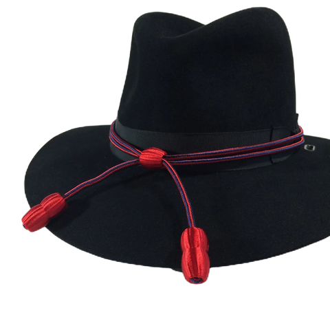 Hat Cord - Red / Blue Adjutant General