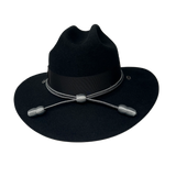 Hat Cord - Steel Gray and Black / Cyber Branch