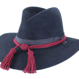 Civil War Style Hat Cord - Cardinal Red Medic