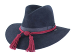 Civil War Style Hat Cord - Cardinal Red Medic