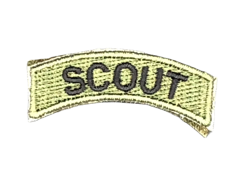 Scout Tab Patch Green