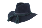 Civil War Style Hat Cord - Forest Green/White