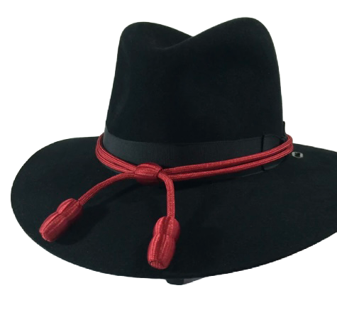 Hat Cord - Cardinal Red Medic