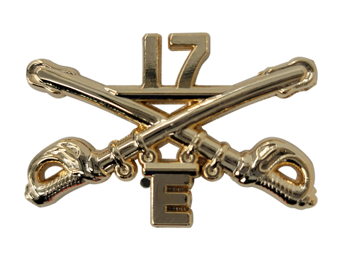 E-17 Cavalry Regimental Crossed Sabers Standard