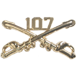 107th Cavalry Regimental Crossed Sabers Standard
