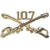 107th Cavalry Regimental Crossed Sabers Standard