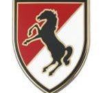 11th Armored Cavalry Regiment Combat Service Identification Badge