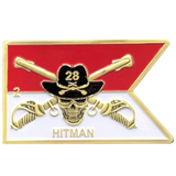 28-2 Hitman Custom Belt Buckle