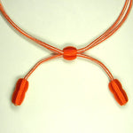 Hat Cord Orange and White Signal