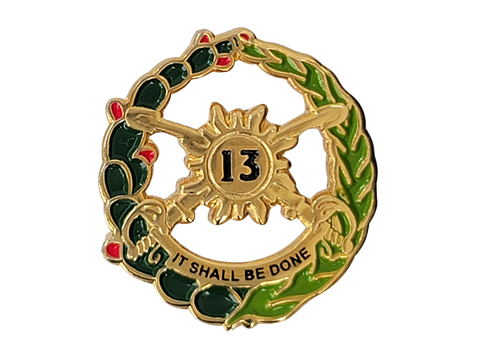 13th Cavalry Lapel Pin