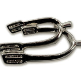 Mini Silver Spur Pin