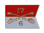6-17 Cav Custom Cavalry Guidon Lapel Pin