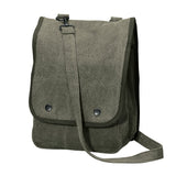Vintage Canvas Map Case Shoulder Bag