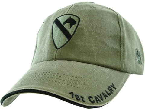 1st Cavalry Division Ball Cap - Olive Drab